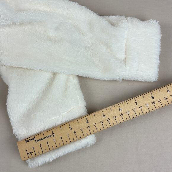 Talbots Size Small Funnel Neck Pullover Sweater Ivory Off-White Cozy Soft Plush - Picture 11 of 11